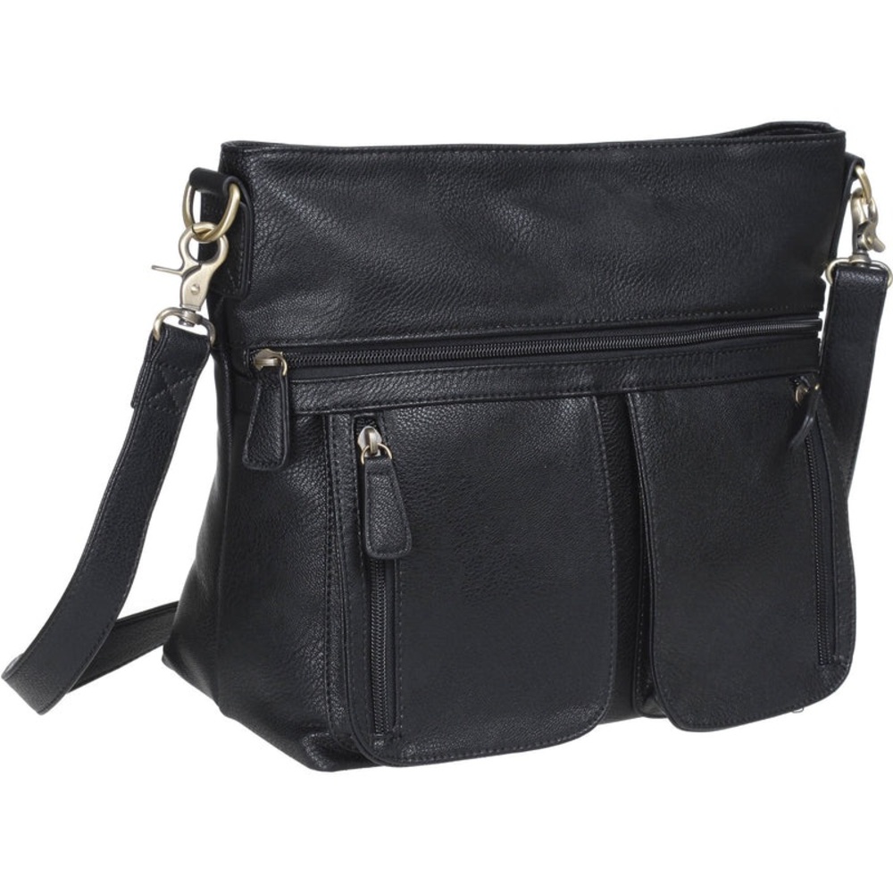 Jo Totes Allison black leather camera bag with removable padded inserts